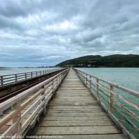 Buy canvas prints of Majestic View of Barmouth Bridge by Simon Marlow