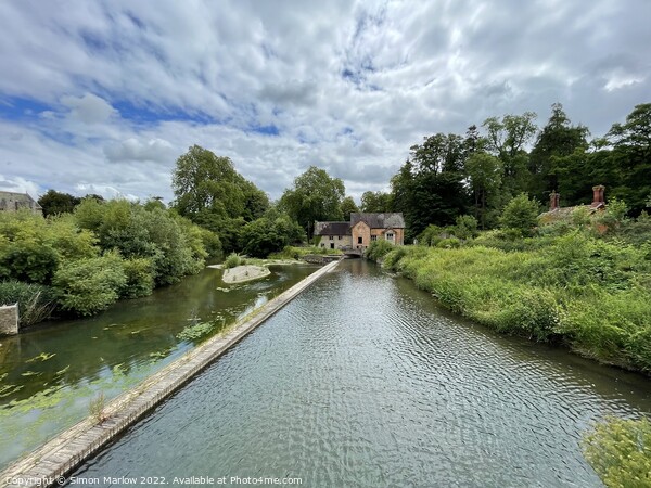 The River Teme at Ludlow Picture Board by Simon Marlow