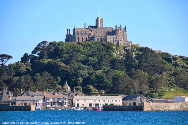 St Michaels Mount, Penzance, Cornwall Picture Board by Simon Marlow