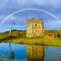 Buy canvas prints of Hopton Castle - South Shropshire  by Simon Marlow