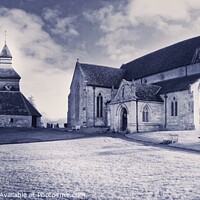 Buy canvas prints of  St Mary’s Church at Pembridge by Simon Marlow