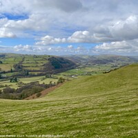 Buy canvas prints of Majestic view of Offas Dyke by Simon Marlow