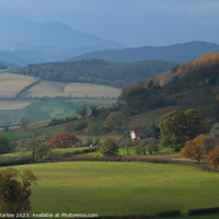 Buy canvas prints of Beautiful Autumn Scene in South Shropshire by Simon Marlow