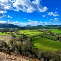 Buy canvas prints of Springtime in the Clun Valley by Simon Marlow