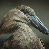 Buy canvas prints of Majestic Hammerkop Bird in Natural Habitat by Simon Marlow