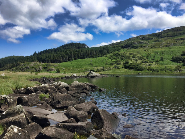 The lakes and hills of Snowdonia Picture Board by Simon Marlow