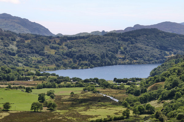 View from Capel Curig, Snowdonia National Park Picture Board by Simon Marlow