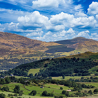 Buy canvas prints of Beautiful landscape and mountains in Snowdonia by Simon Marlow