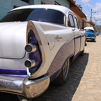 Buy canvas prints of Vintage Dodge on Cuban Streets by Simon Marlow