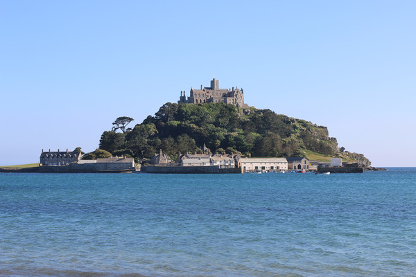 St Michaels mount, Penzance, Cornwall Picture Board by Simon Marlow