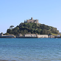 Buy canvas prints of St Michaels mount, Penzance, Cornwall by Simon Marlow