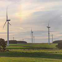 Buy canvas prints of Renewable Energy, Northumberland by Simon Marlow