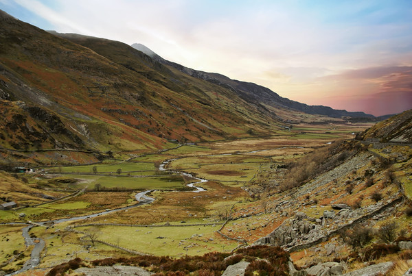 Beautiful Snowdonia Landscape Picture Board by Simon Marlow