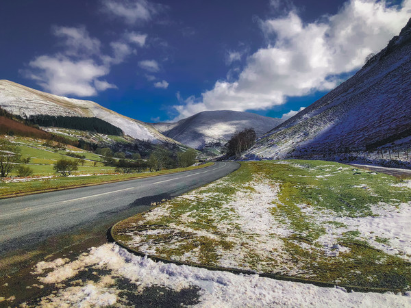 Snowdonia winter landscape Picture Board by Simon Marlow