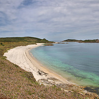 Buy canvas prints of Beach landscape at St Martins, Scilly Isles by Simon Marlow