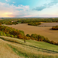 Buy canvas prints of Majestic West Berkshire Countryside by Simon Marlow