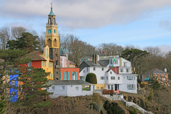 The Enchanting Architecture of Portmeirion Picture Board by Simon Marlow