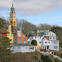 Buy canvas prints of The Enchanting Architecture of Portmeirion by Simon Marlow