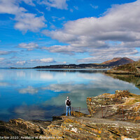 Buy canvas prints of Looking out from Portmeirion by Simon Marlow