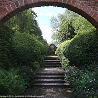 Buy canvas prints of A Serene Garden Passage by Simon Marlow