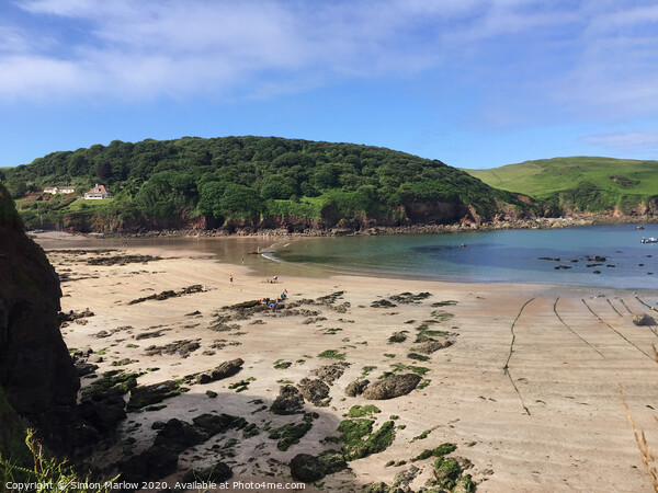 Tranquil Escape to Hope Cove Picture Board by Simon Marlow