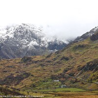 Buy canvas prints of Ogwen valley in Snowdonia National Park by Simon Marlow