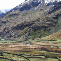 Buy canvas prints of Ogwen valley in Snowdonia National Park, North Wal by Simon Marlow