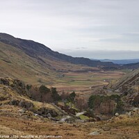 Buy canvas prints of Ogwen valley in Snowdonia National Park, North Wales by Simon Marlow