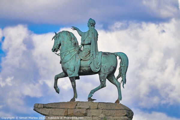 Copper Horse Statue of King George III Picture Board by Simon Marlow