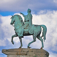 Buy canvas prints of Copper Horse Statue of King George III by Simon Marlow