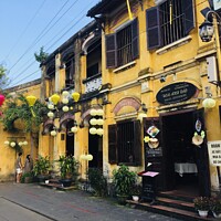 Buy canvas prints of The Sakura Restaurant, Hoi An, Vietnam by Simon Marlow