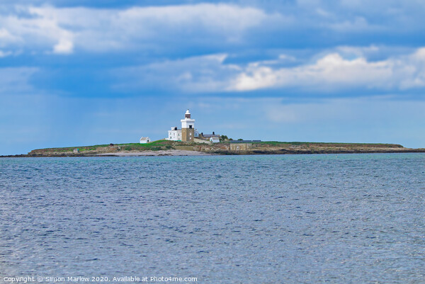 Guiding Light on Amble Island Picture Board by Simon Marlow