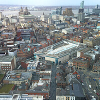 Buy canvas prints of Liverpool City Skyline by Simon Marlow