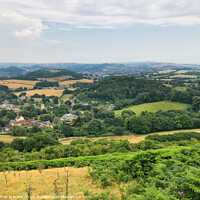 Buy canvas prints of A view from Colmers Hill in Dorset by Simon Marlow