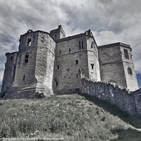 Buy canvas prints of Warkworth Medieval Castle by Simon Marlow