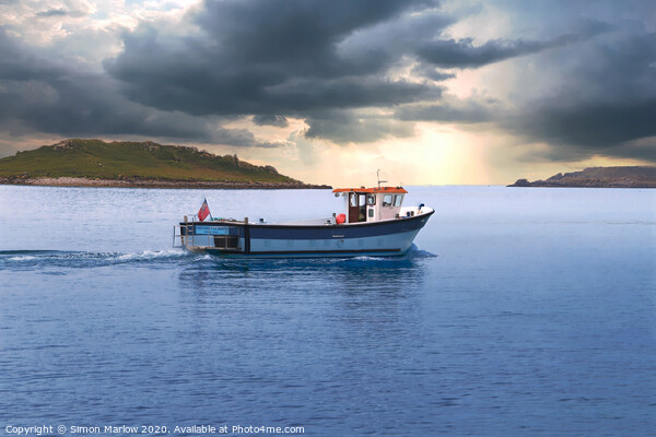 A storm is brewing in the Isles of Scilly Picture Board by Simon Marlow
