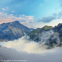 Buy canvas prints of The French Alps by Simon Marlow