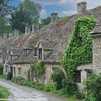 Buy canvas prints of Enchanting Cotswold Cottages by Simon Marlow