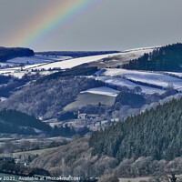 Buy canvas prints of Serene Winterscape in South Shropshire by Simon Marlow