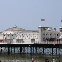 Buy canvas prints of Majestic Brighton Pier by Simon Marlow