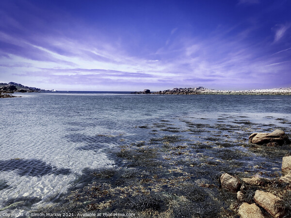 Majestic Scenery of Bryher Isles Picture Board by Simon Marlow