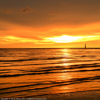 Buy canvas prints of Borneo sunset by Simon Marlow