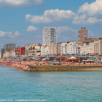 Buy canvas prints of Brighton Beach by Simon Marlow