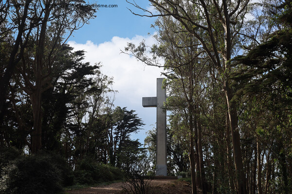 Cross in San Francisco California on  Mount Davidson Picture Board by Arun 