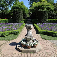 Buy canvas prints of  Gardens and buildings at  Filoli by Arun 