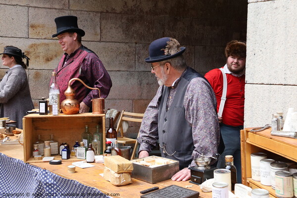 Vendors selling supplies, Civil War Reenactment,fort point, San  Picture Board by Arun 
