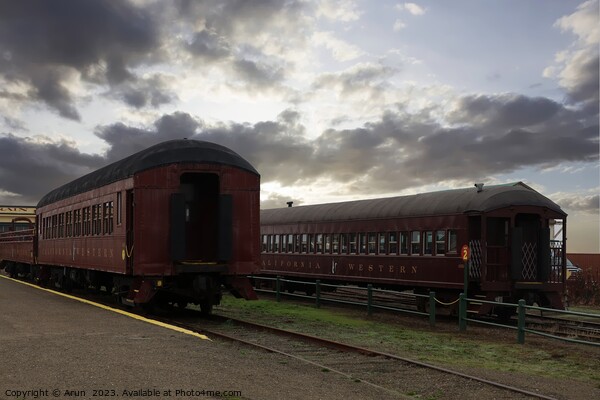 Train Museum in Mendocino in California Picture Board by Arun 