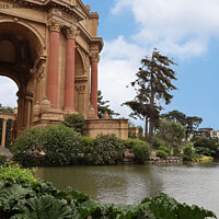 Buy canvas prints of Palace of Fine Arts in San Francisco California by Arun 