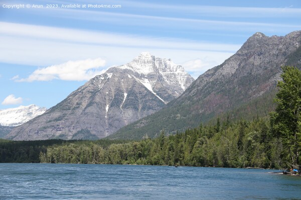 Glacier National Park Montana Picture Board by Arun 