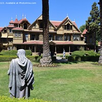 Buy canvas prints of Winchester Mystery House in San Jose California by Arun 